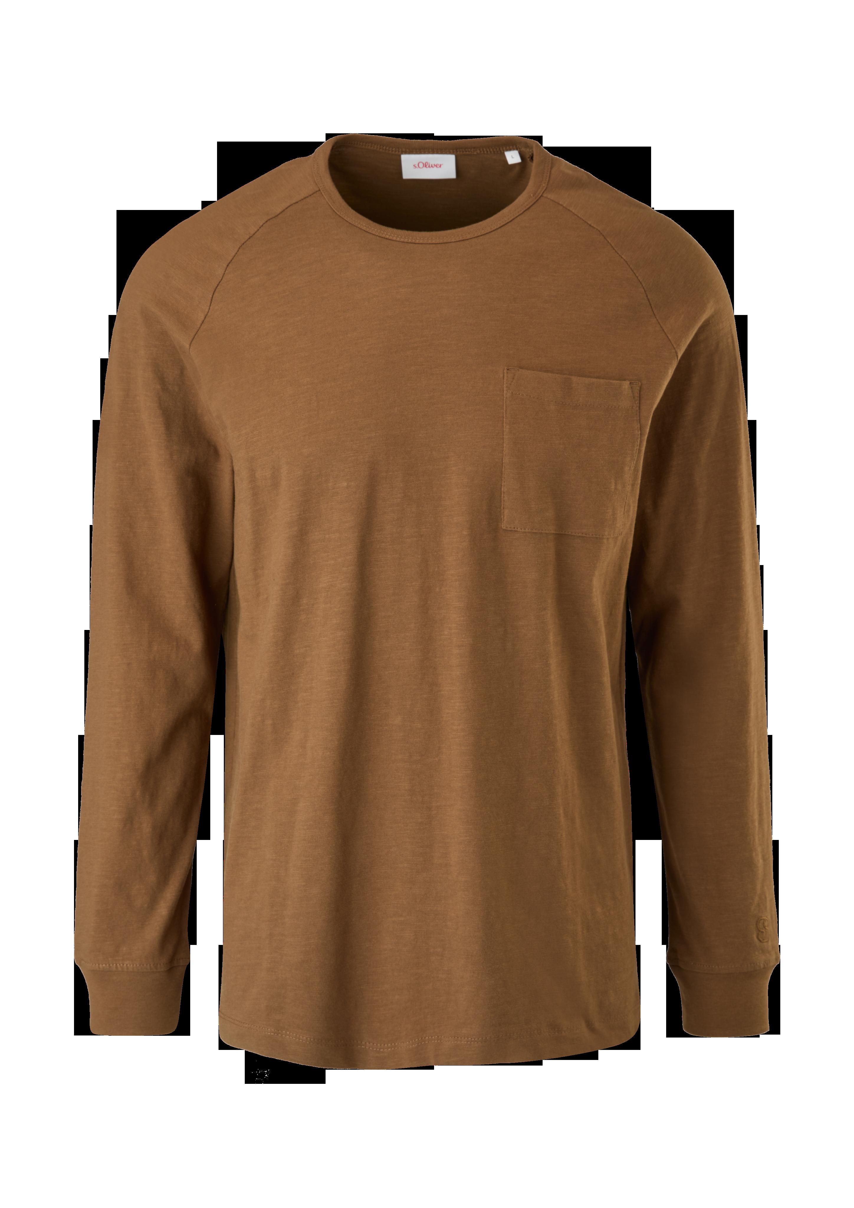 Langarmshirt mit Flammgarnstruktur  2119214-8592