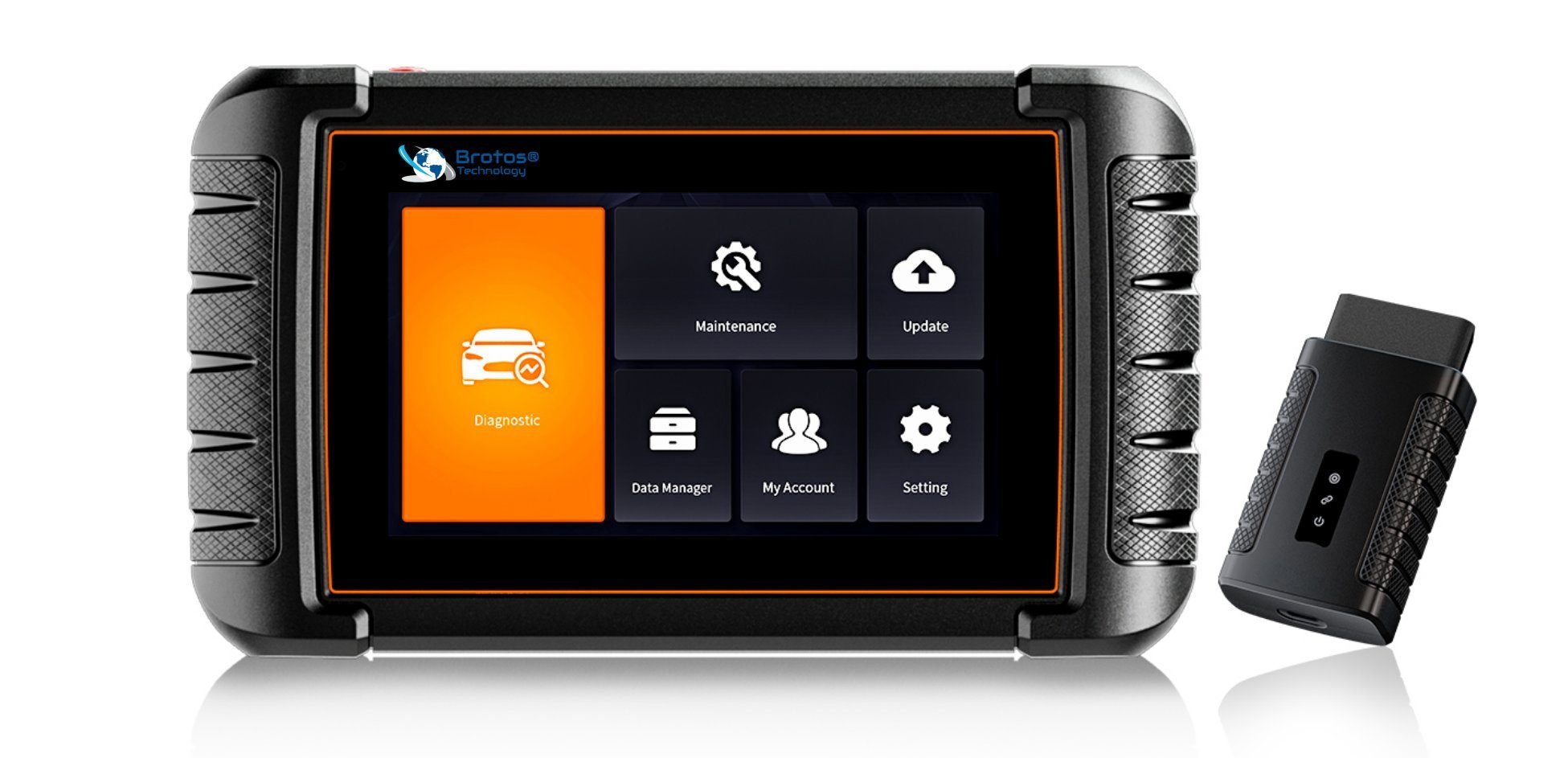 Brotos® Kfz-Diagnosegerät PROFI bidirektionales KFZ OBD2 Tiefen Diagnose Gerät, 940 DIGITAL