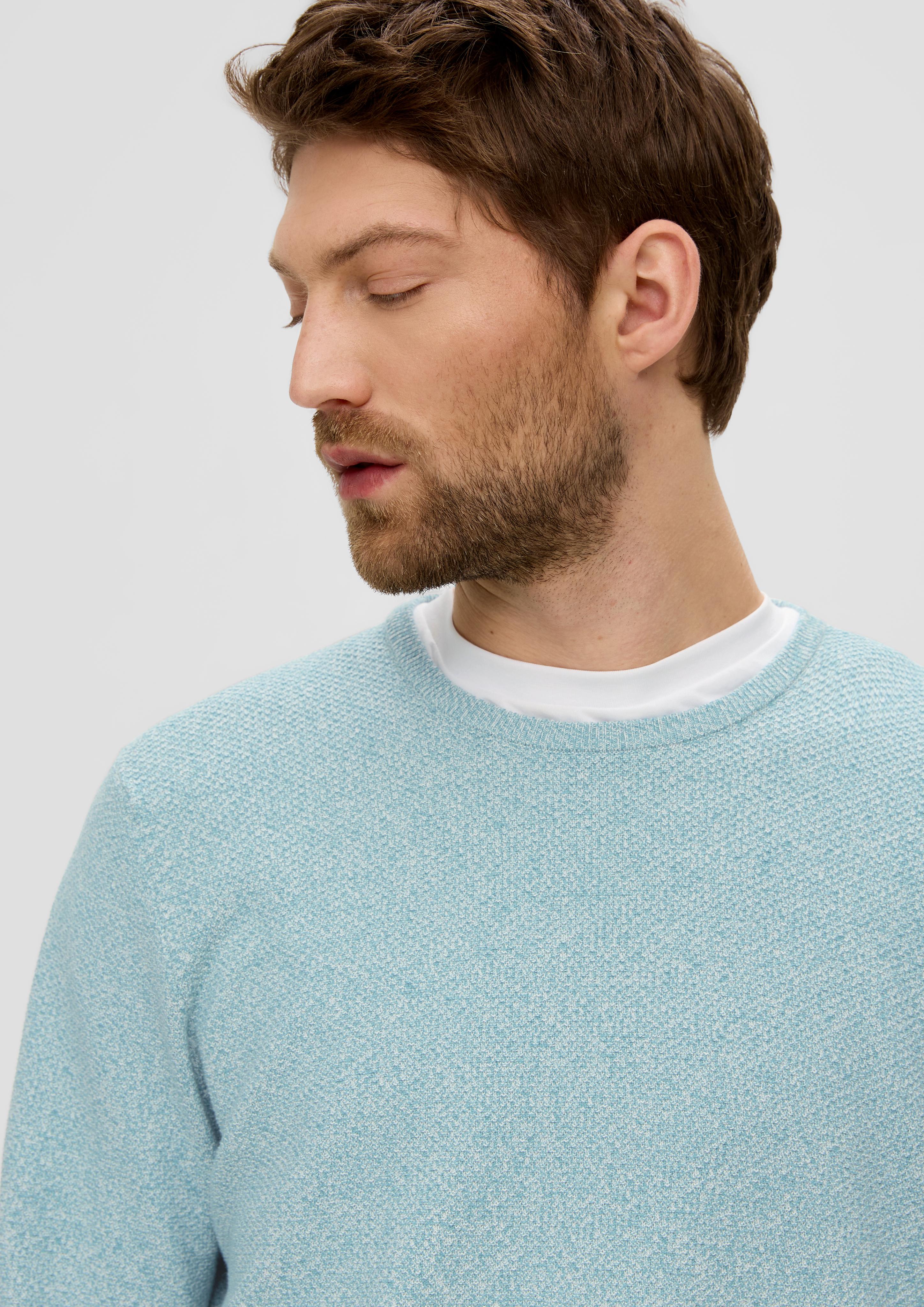 Feinstrickpullover mit Crew Neck  2146110-65X0