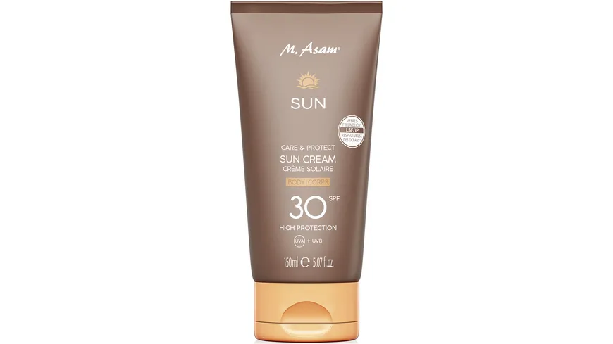 M. Asam® SUN Sonnencreme Care & Protect Körper LSF 30
