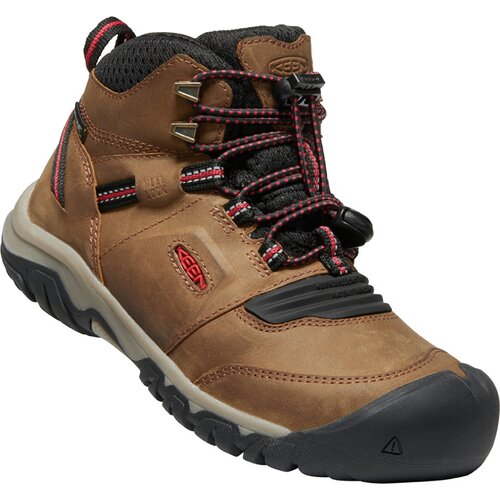 KINDER MULTIFUNKTIONSSTIEFEL RIDGE FLEX MID WP Y-BISON/RED CARPET