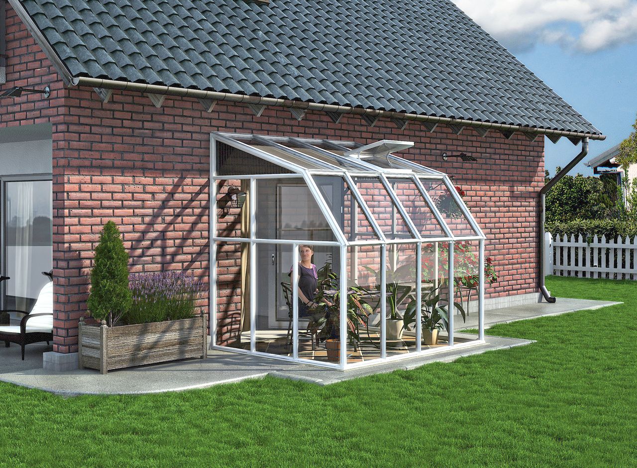 Canopia by Palram Gewächshaus Sun Room  262x200,5cm Weiß