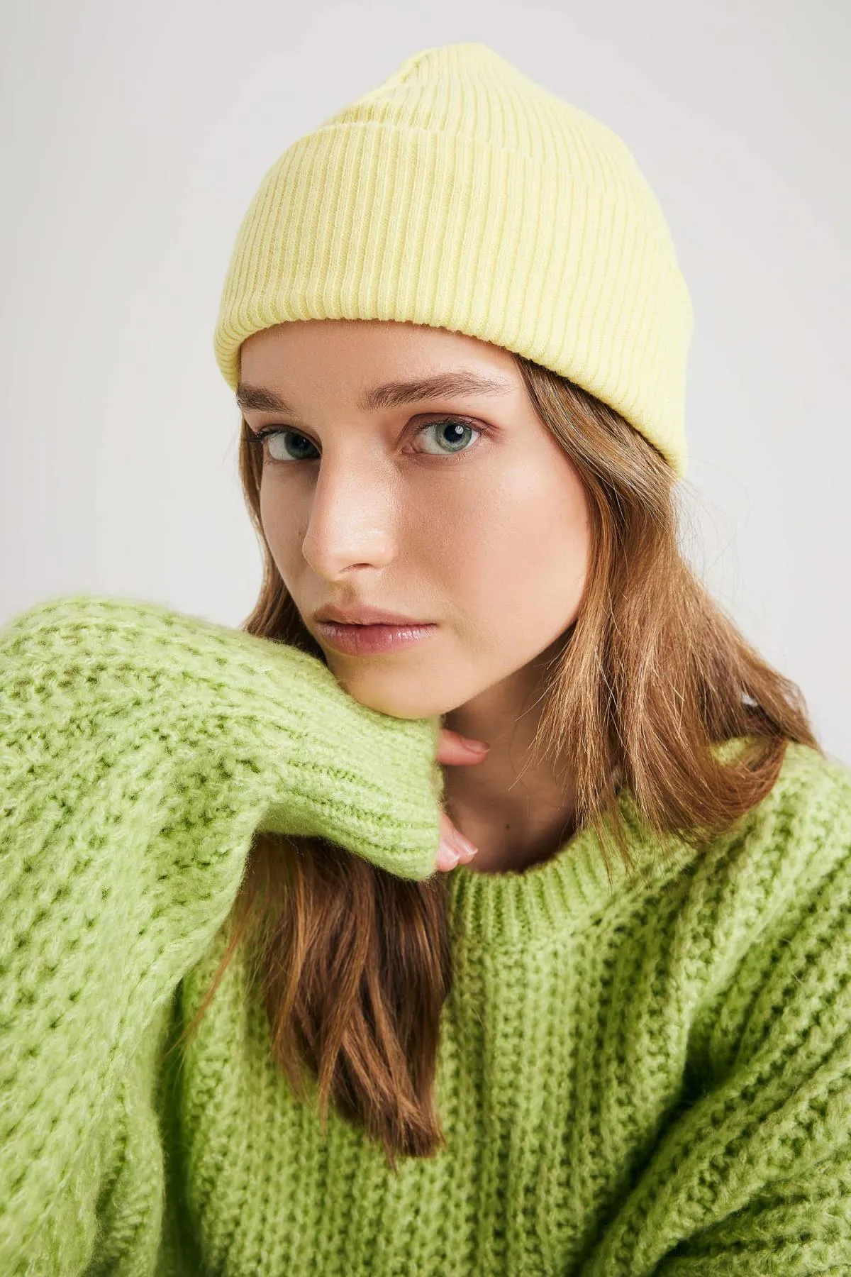 DeFacto  Basic-Strick-Baskenmütze für Damen