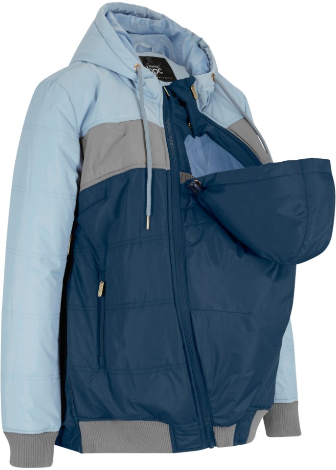 Umstandswinterjacke / Tragejacke mit recyceltem Polyester