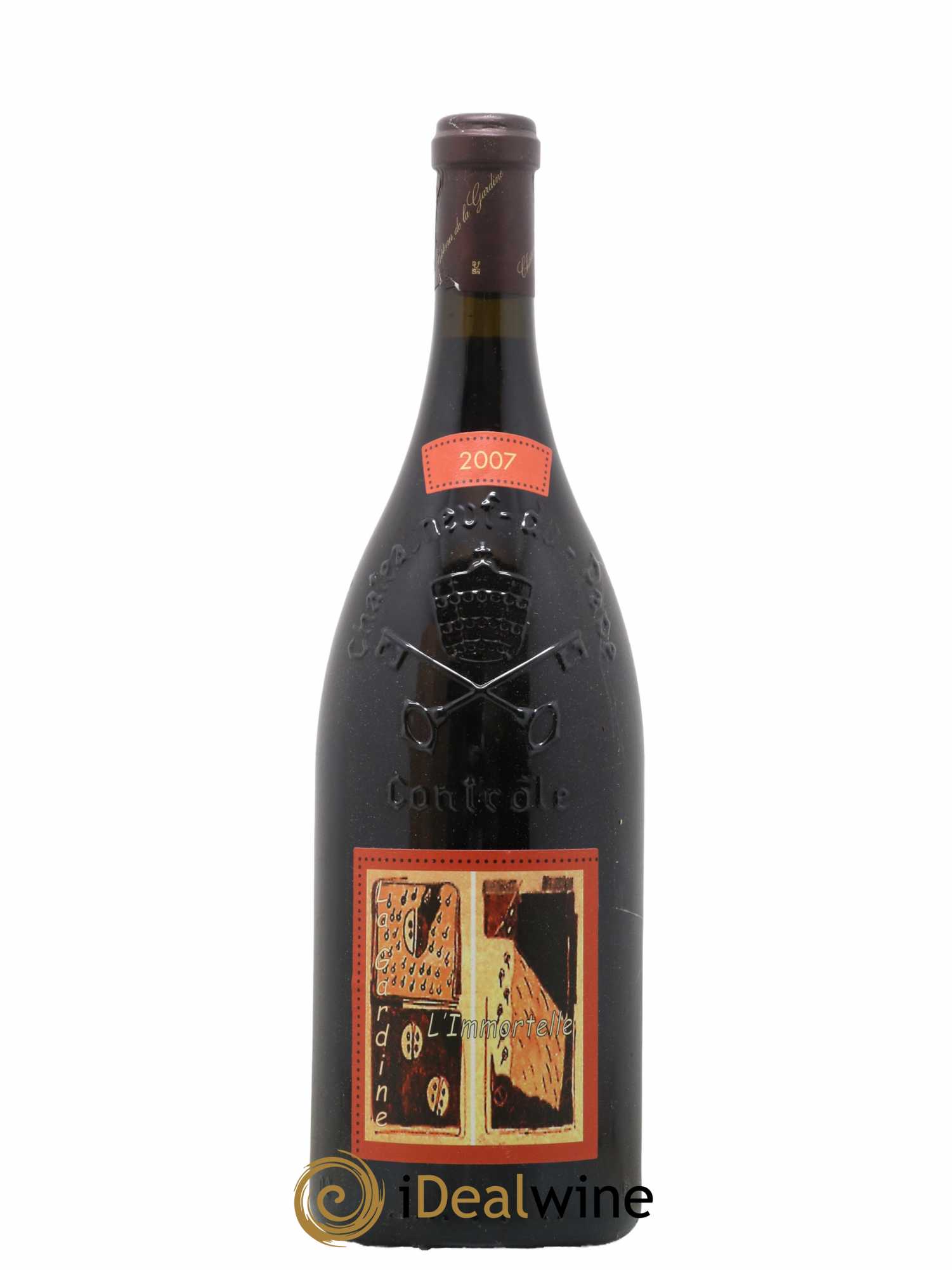 Châteauneuf-du-Pape Château de La Gardine L'Immortelle Famille Brunel  2007 - Lot de 1 Magnum
