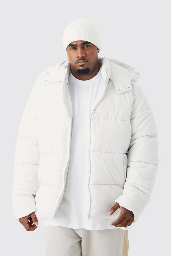 Plus matte Steppjacke