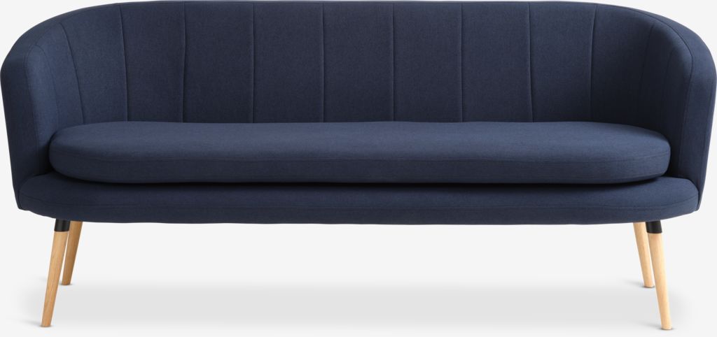 GISTRUP Sofa 3-osobowa GISTRUP tkanina w kolorze granatowym