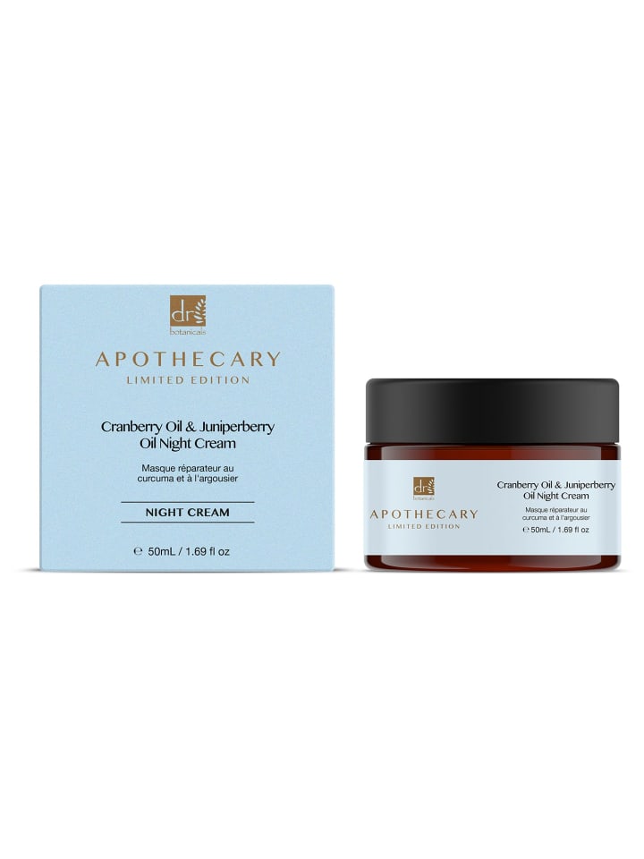 Dr Botanicals Cranberryöl und Wacholderbeerenöl Nachtcreme   Aktivkohle Maske günstig kaufen onesize