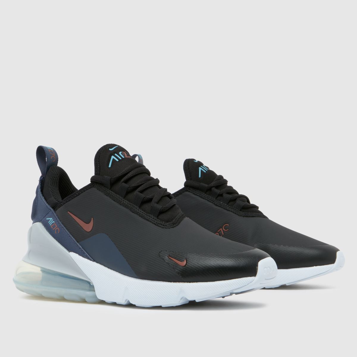 Nike Air Max 270 Barnskor Svarta Multifärgade