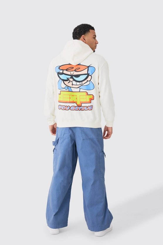 Oversize Hoodie mit lizenziertem Dexter's Laboratory Print
