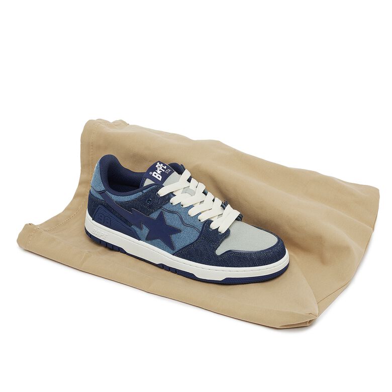 A Bathing Ape SK8 Sta Denim M2 indigo