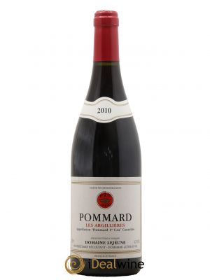 Pommard 1er Cru Les Argillieres Domaine Lejeune 2010 - Lot de 1 Bouteille