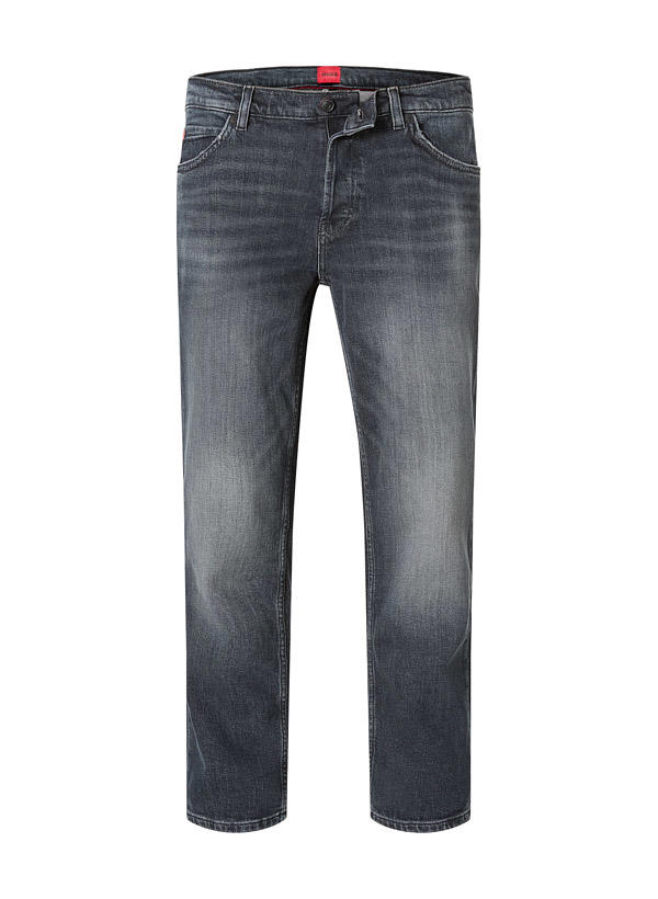 HUGO, Jeans 634, Tapered Fit, Baumwoll-Stretch, dunkelgrau