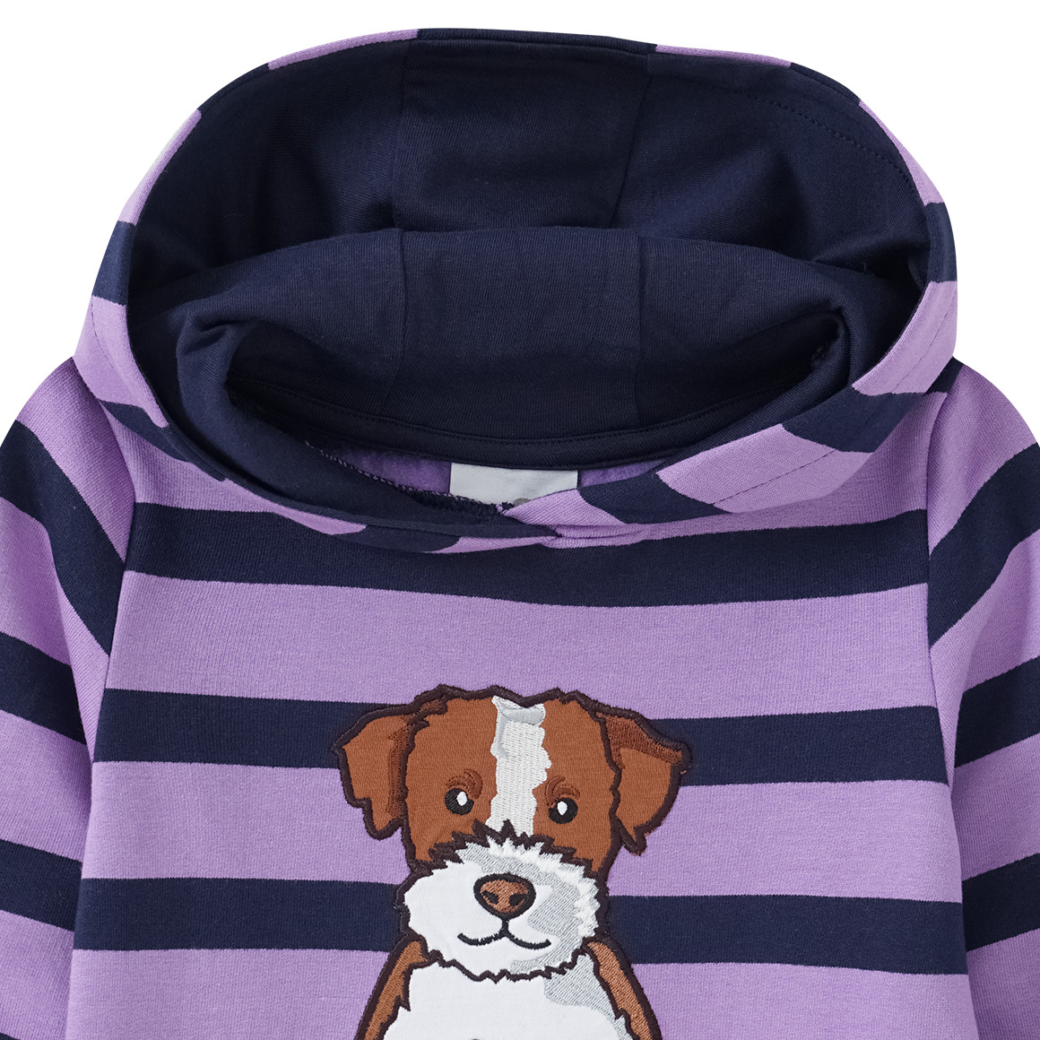 Mädchen Hoodie mit Hunde-Applikation
