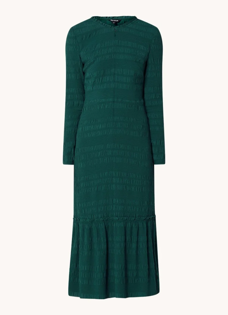 Rochie midi cu volane Whistles Mila