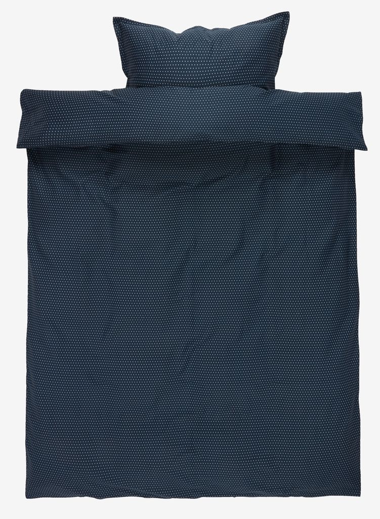 NIRA plus Komplet pościeli Satin NIRA 140x200 ciemnoniebieski