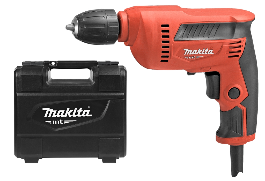 Taladro Makita MT M6002K de 10 mm y 230 V con estuche.