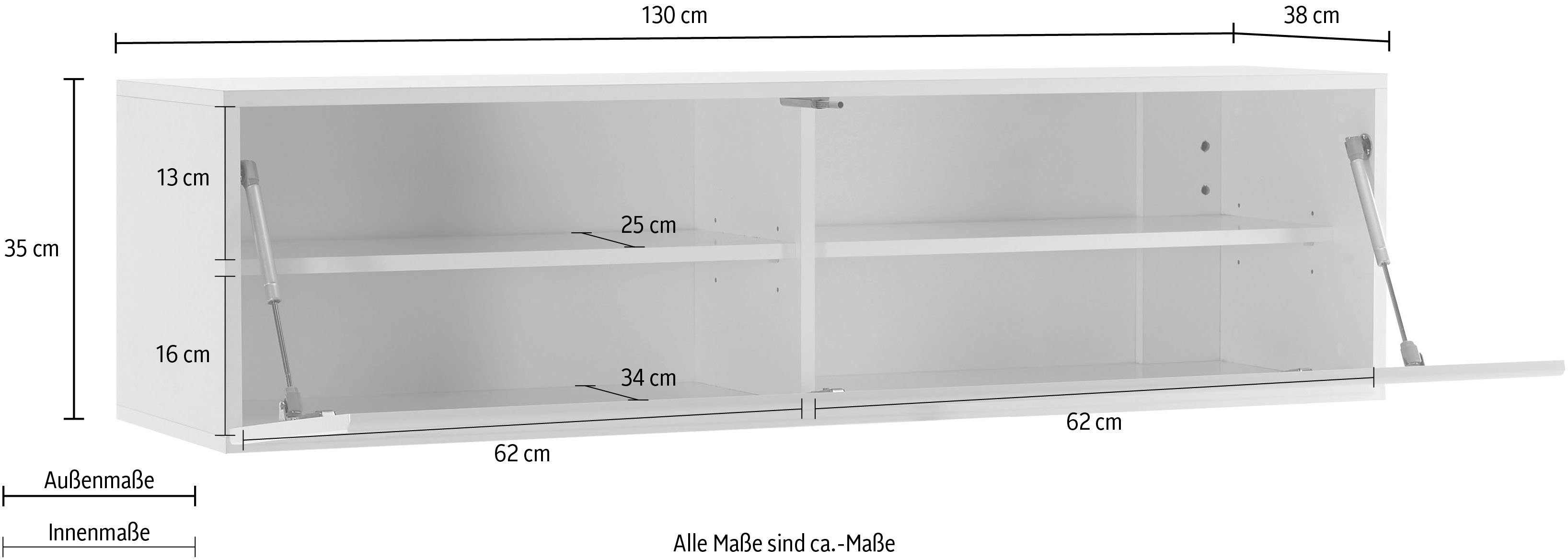 Places of Style Stauraumschrank CAYMAN Breite ca. 130 cm