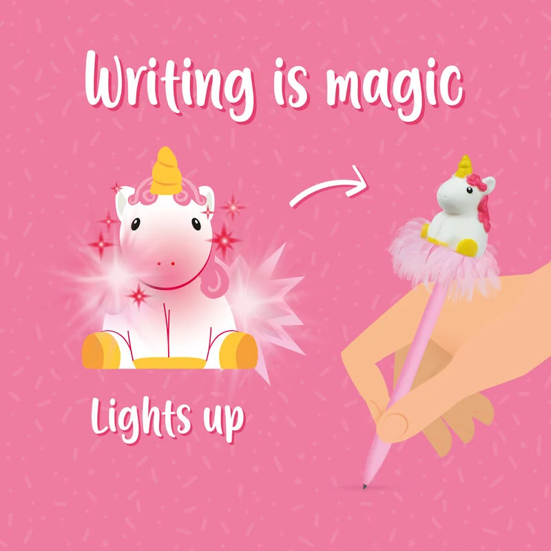Bolígrafo luminoso: escribir es magia.