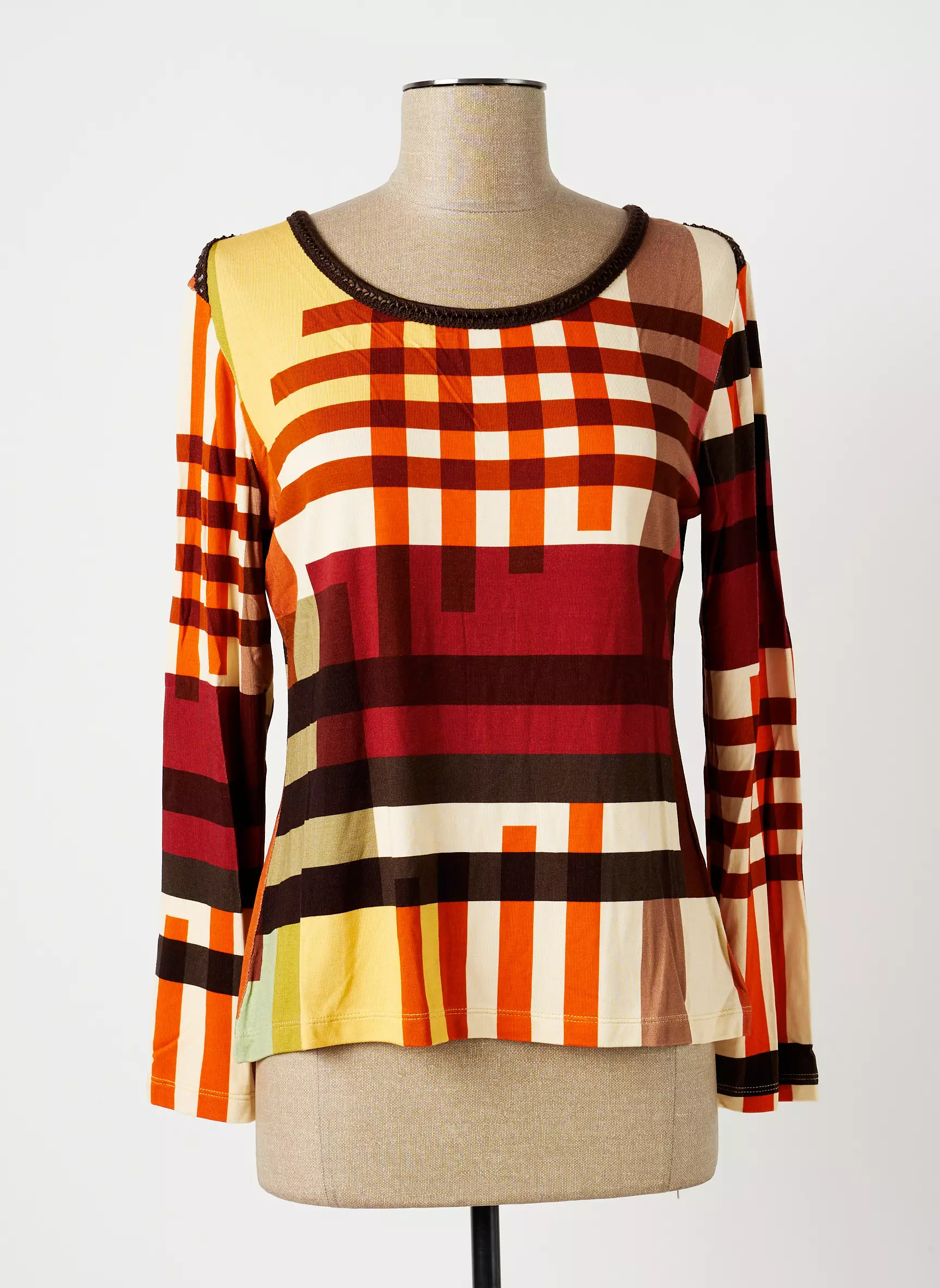 Lo Les Filles Tshirts Femme couleur orange