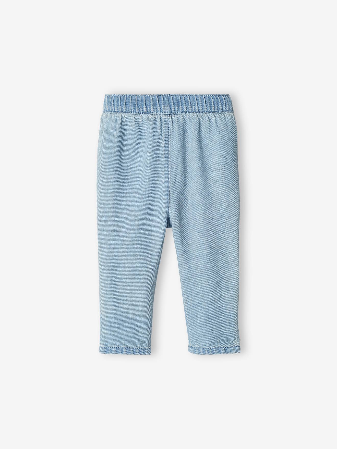 Pantalon en denim léger bébé denim bleached
