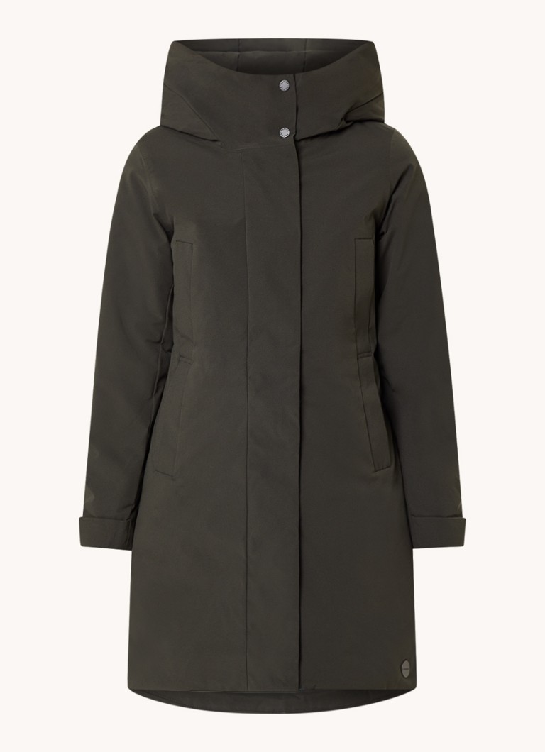 Parka Elvine Eline con tasche con zip e rivestimento idrorepellente