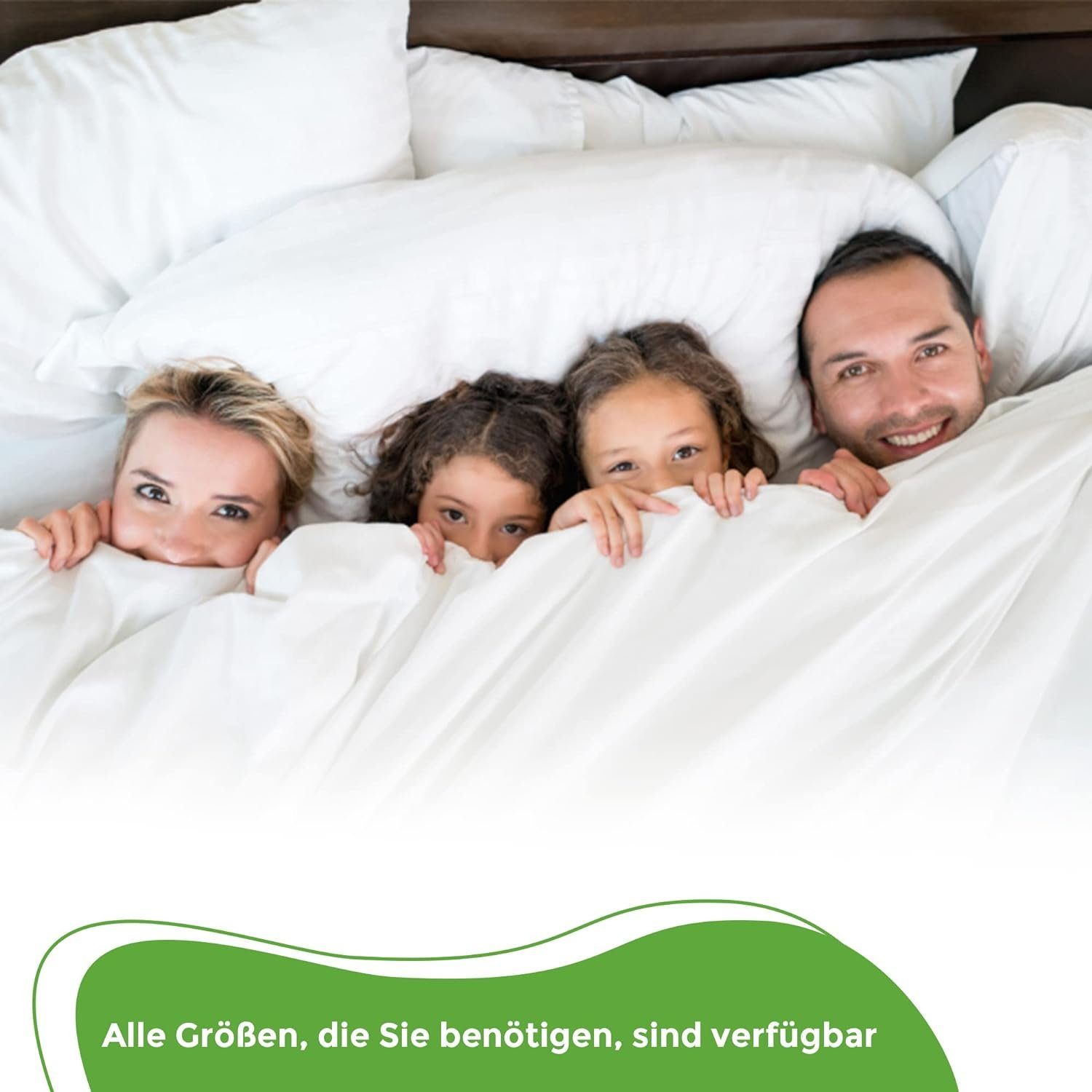 Kopfkissen Mikrofaserkissen Schlafkissen, livessa, Füllung: Hohlfaser, Seitenschläfer, Rückenschläfe, Kissen in 80x80 und weiteren Größen erhältlich