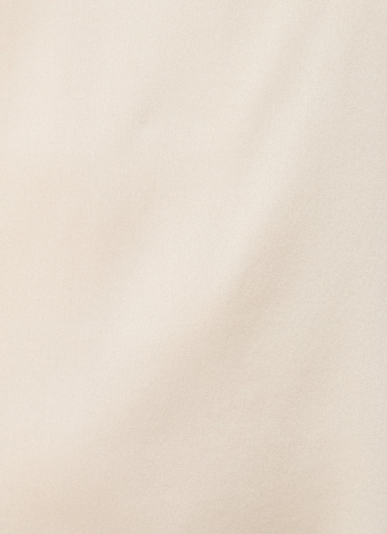 Τοπ MaxMara Pan από μείγμα μεταξιού με στρογγυλή λαιμόκοψη