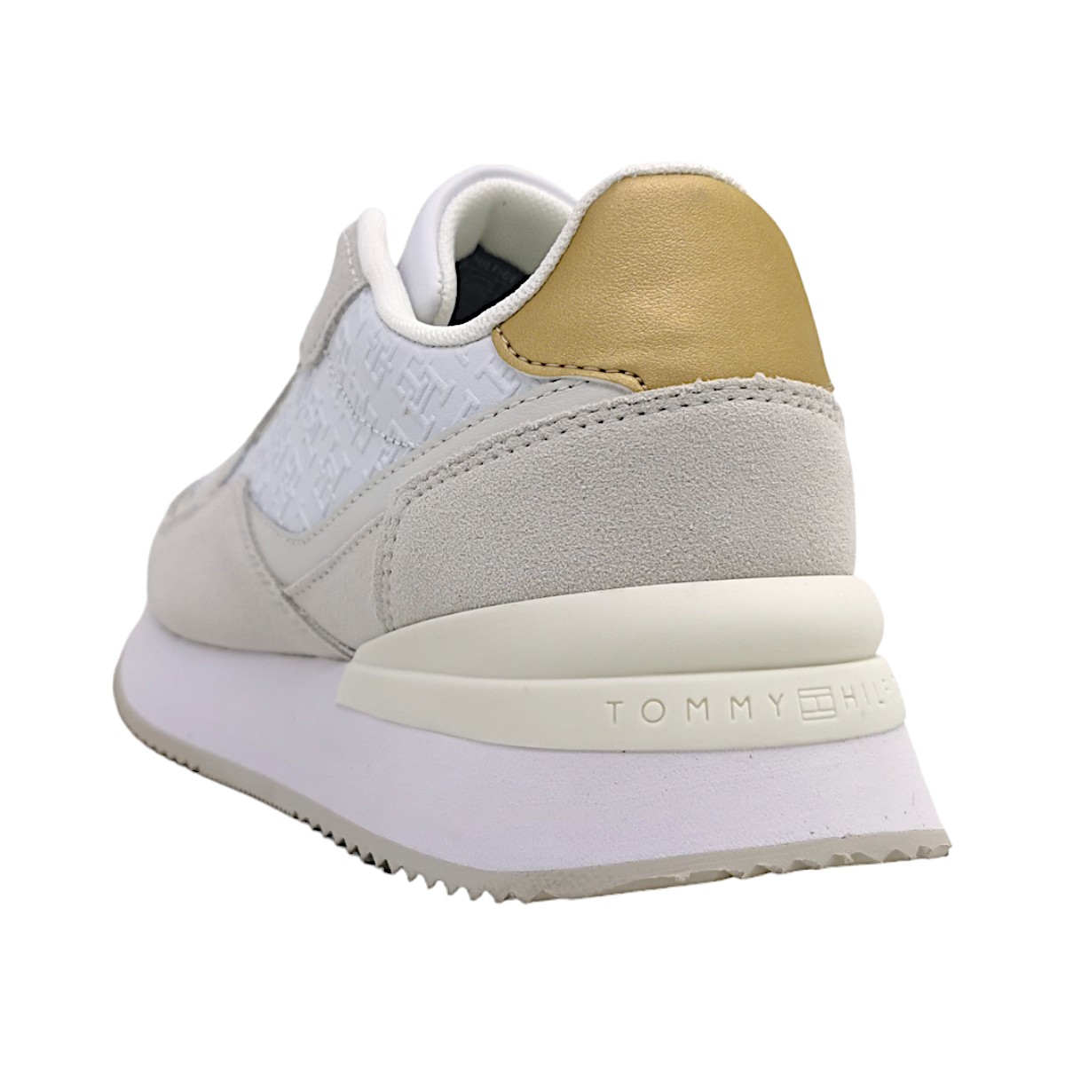 Tommy Hilfiger LUX MONOGRAM RUNNER FW0FW07816YBS Weiß YBS White
