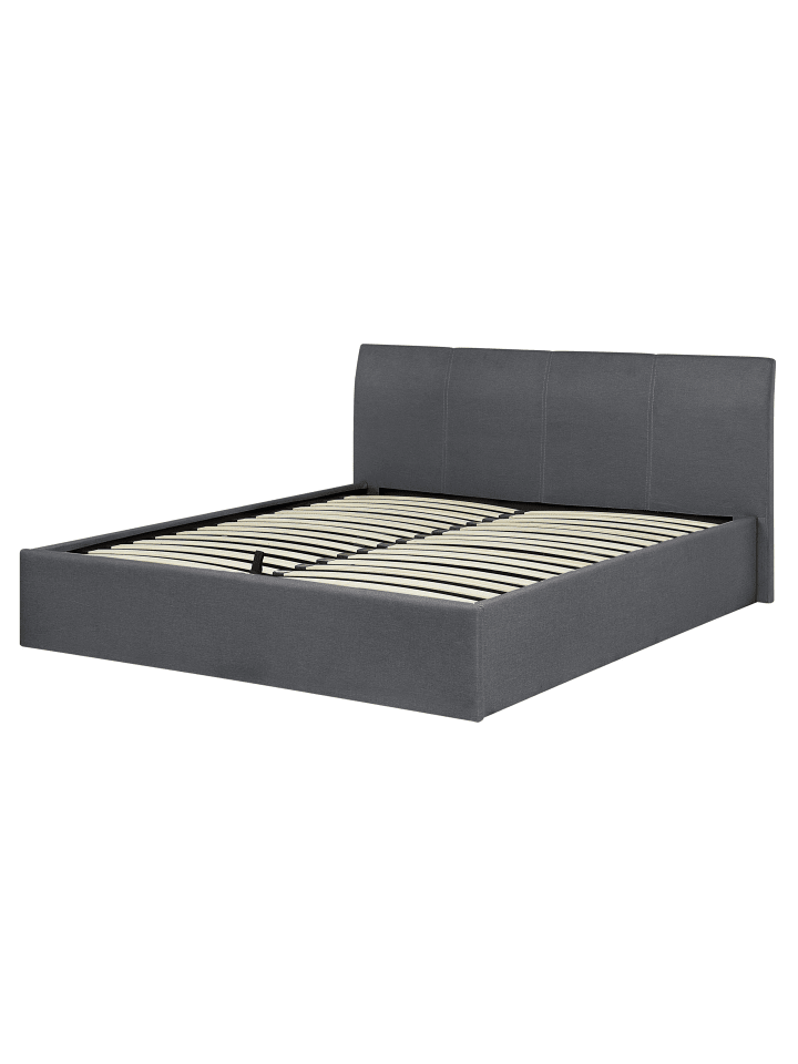 Beliani Doppelbett ORBEY in Grau - (W) 177 x (H) 88 x (L) 212 cm günstig kaufen onesize