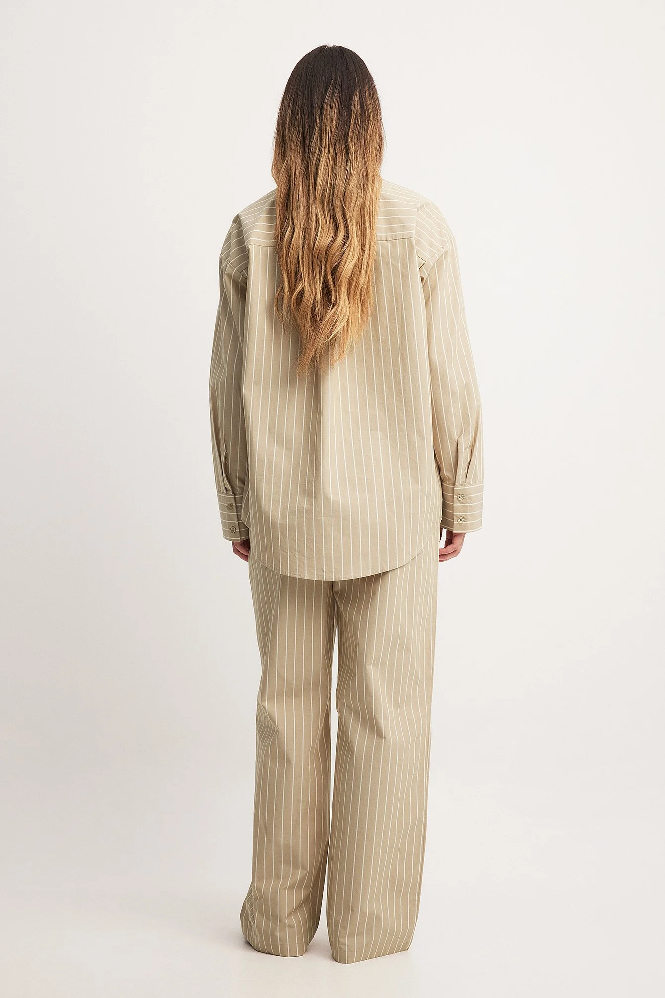 Oversize-Hemd mit Taschendetail aus Baumwolle