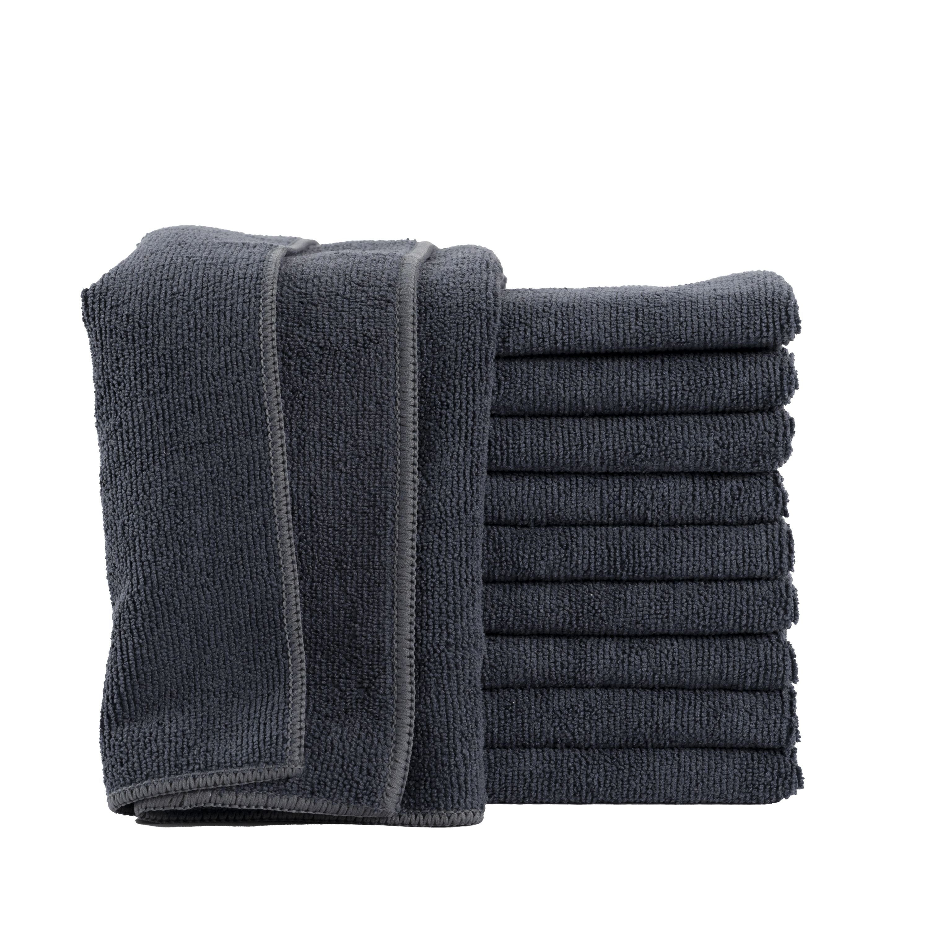 Zestri Geschirrtuch Mikrofasertücher Putztücher 40x40 cm Allzwecktücher Poliertuch, (10-tlg), Microfaser, fusselfrei und streifenfrei, Multipacks Reinigungstücher