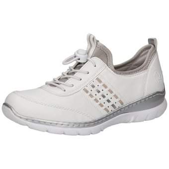 Rieker Slip On Sneaker in weiß