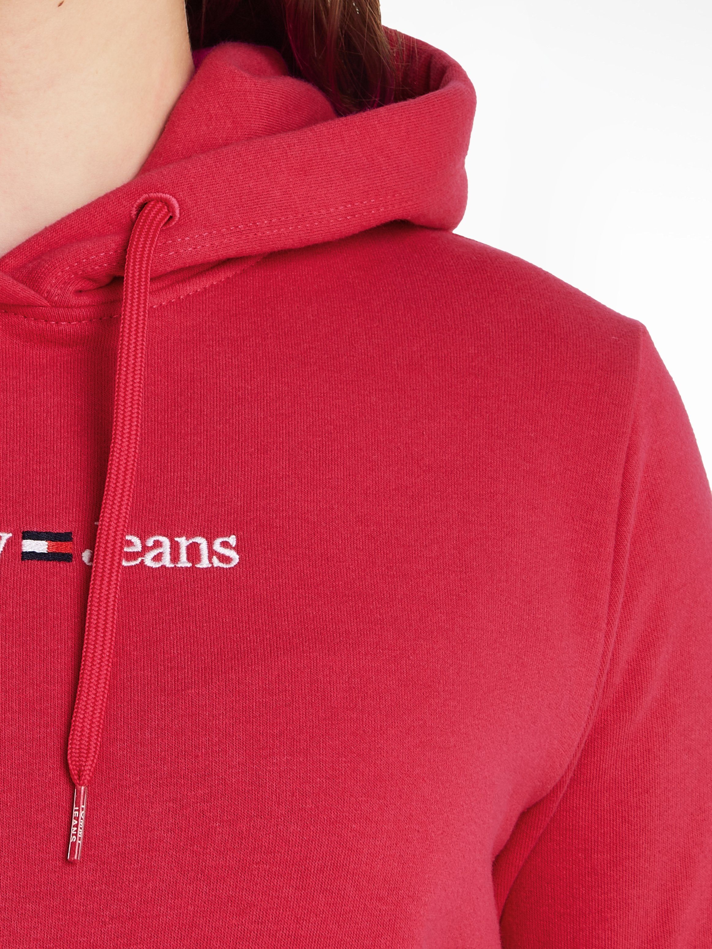 Tommy Jeans Kapuzensweatshirt TJW REG SERIF LINEAR HOODIE mit Tommy Jeans Logoschriftzug