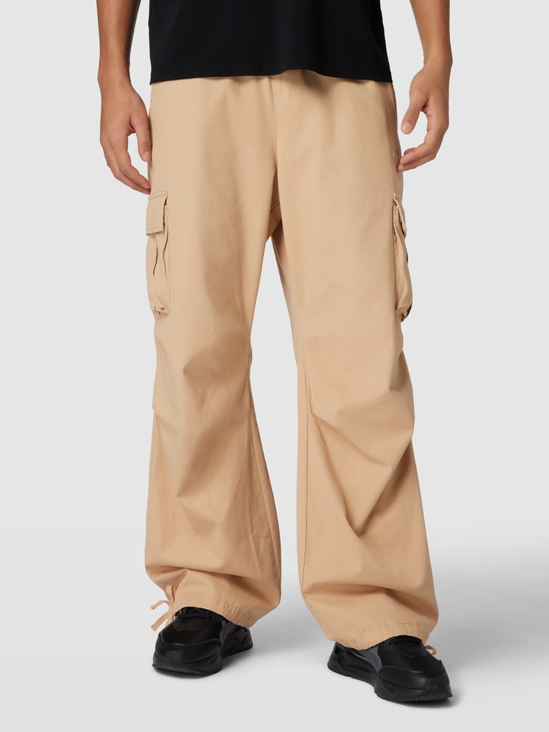 Cargohose mit Tunnelzug in beige