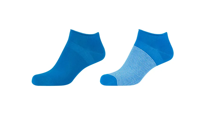 s.Oliver Damen Organic Socken mit Rollrand 2er Pack blau