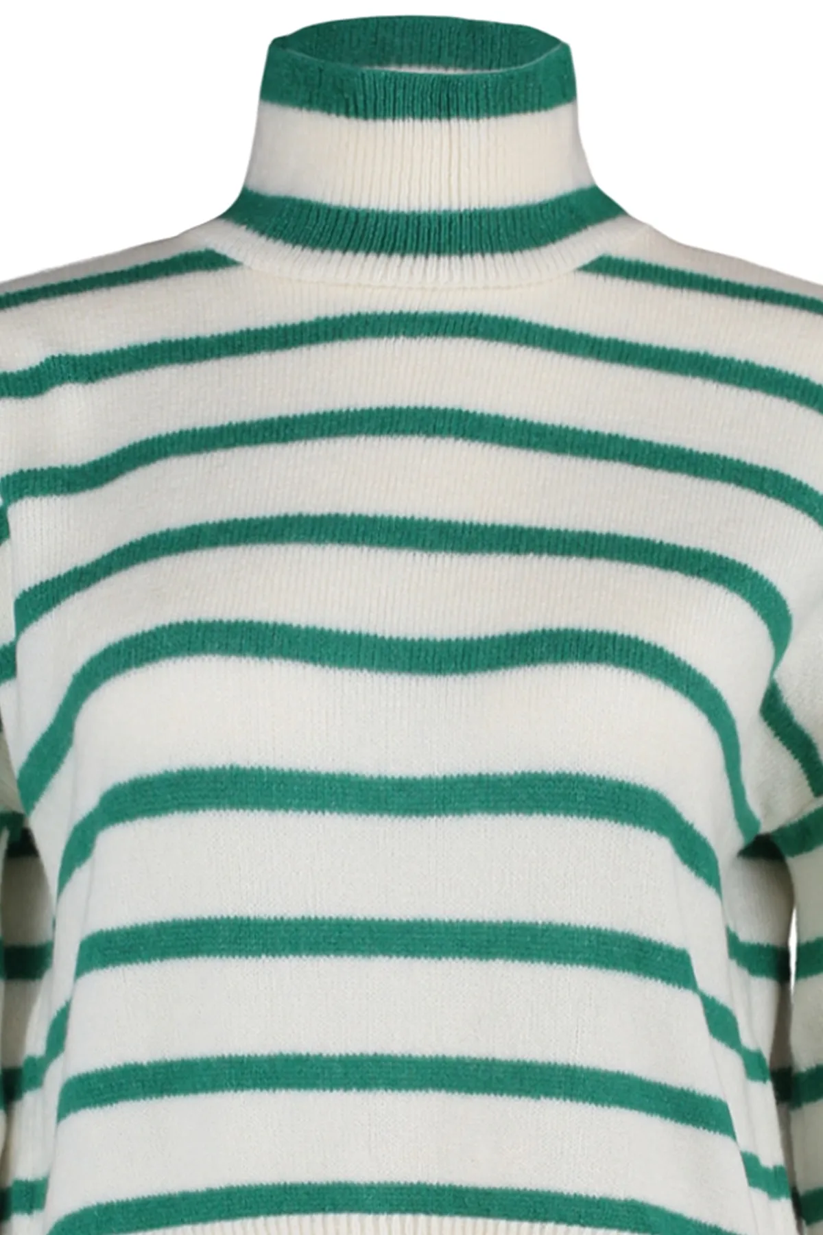 Trendyol Curve  Grün gestreifter Strickpullover TBBAW23AN00015