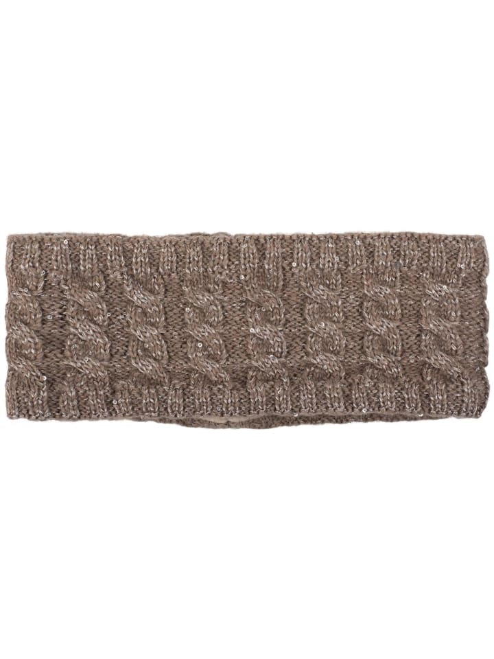 styleBREAKER Strick Stirnband in Braun günstig kaufen onesize