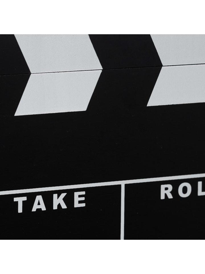 relaxdays 4x Filmklappe in Schwarz günstig kaufen onesize