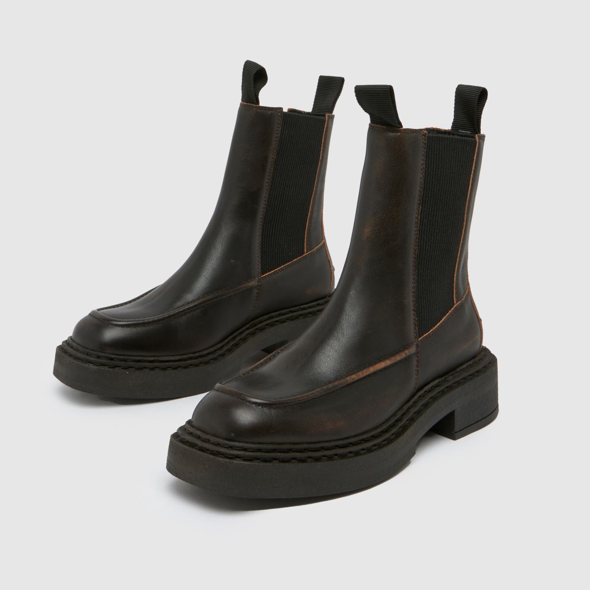 Schuh – Cassie – Bruna ankelstövlar