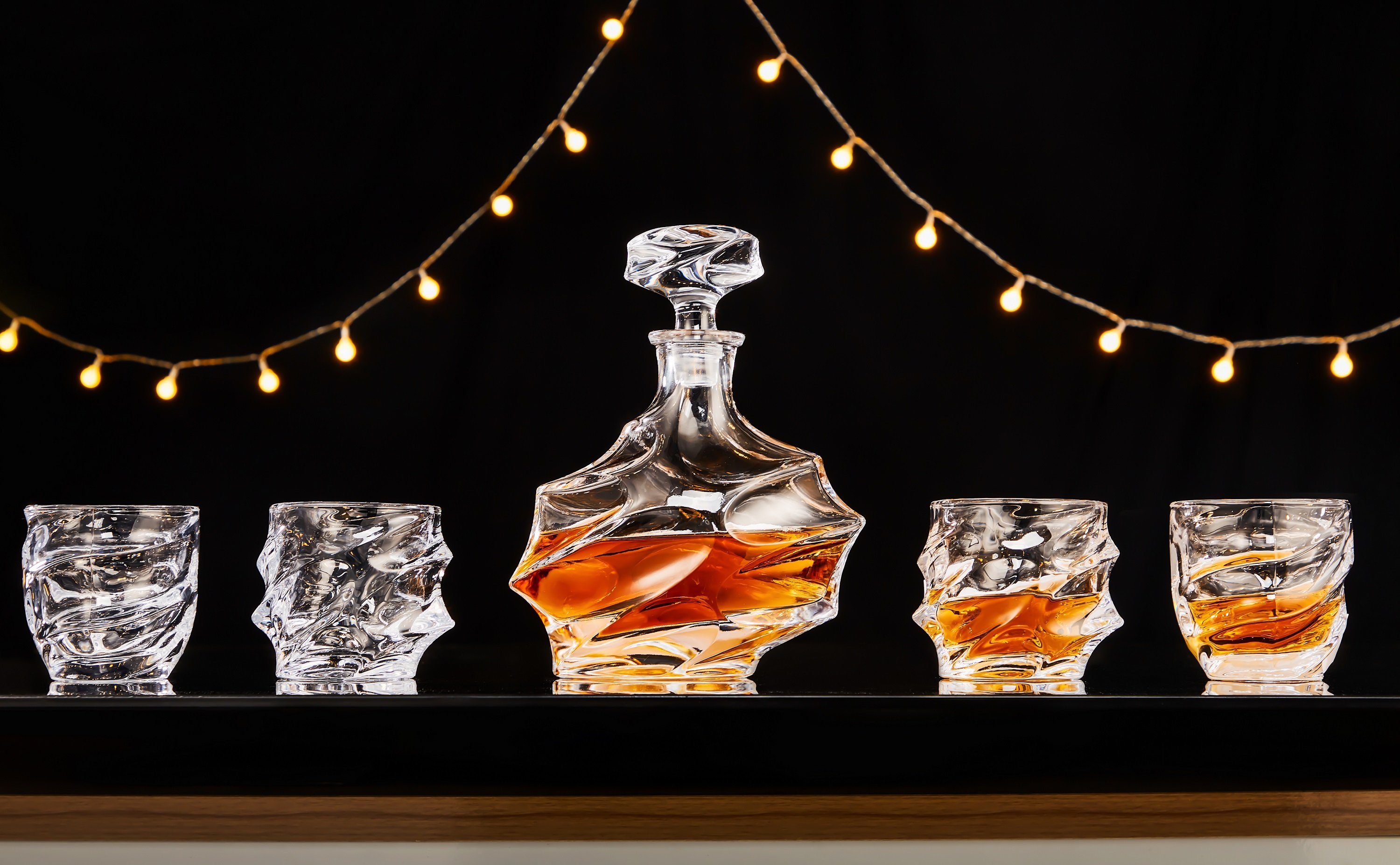 echos Gläser-Set Eco-5010, Glas, Whiskey Geschenkset 6-teilig, Edle Geschenk- und Aufbewahrungsbox, Kalk-Natron-Glas, 100% Bleifrei