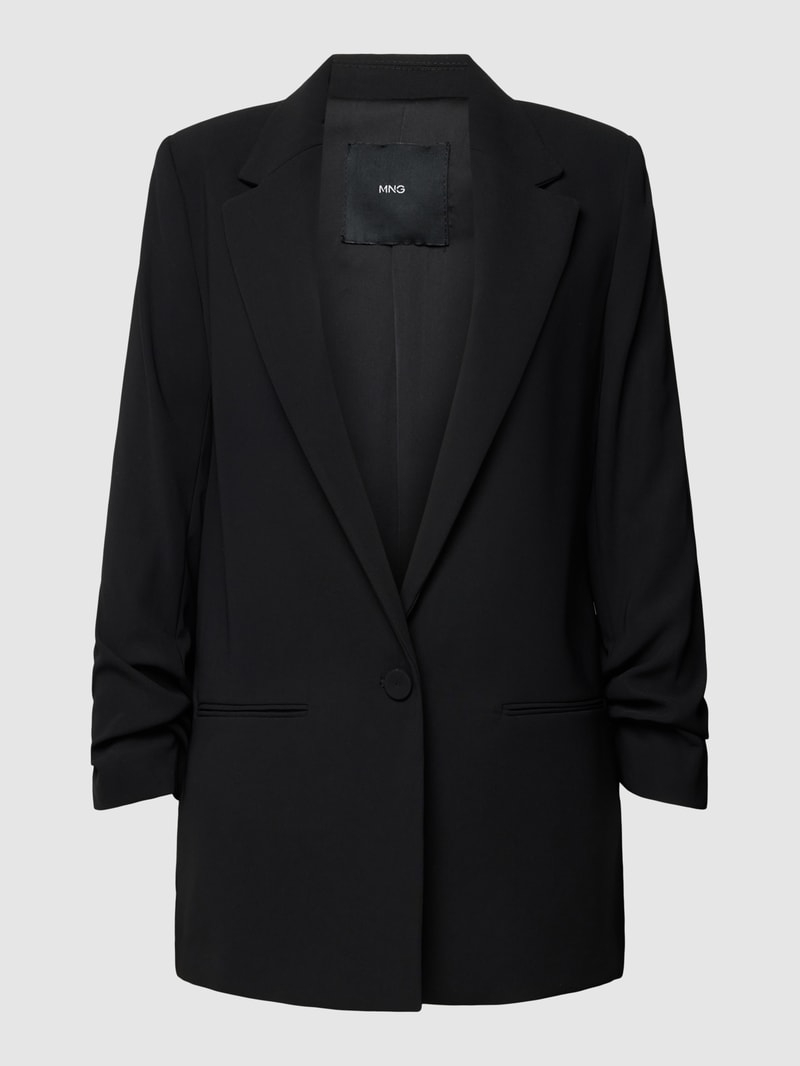 Blazer mit Paspeltaschen Modell 'ELEONOR' in schwarz