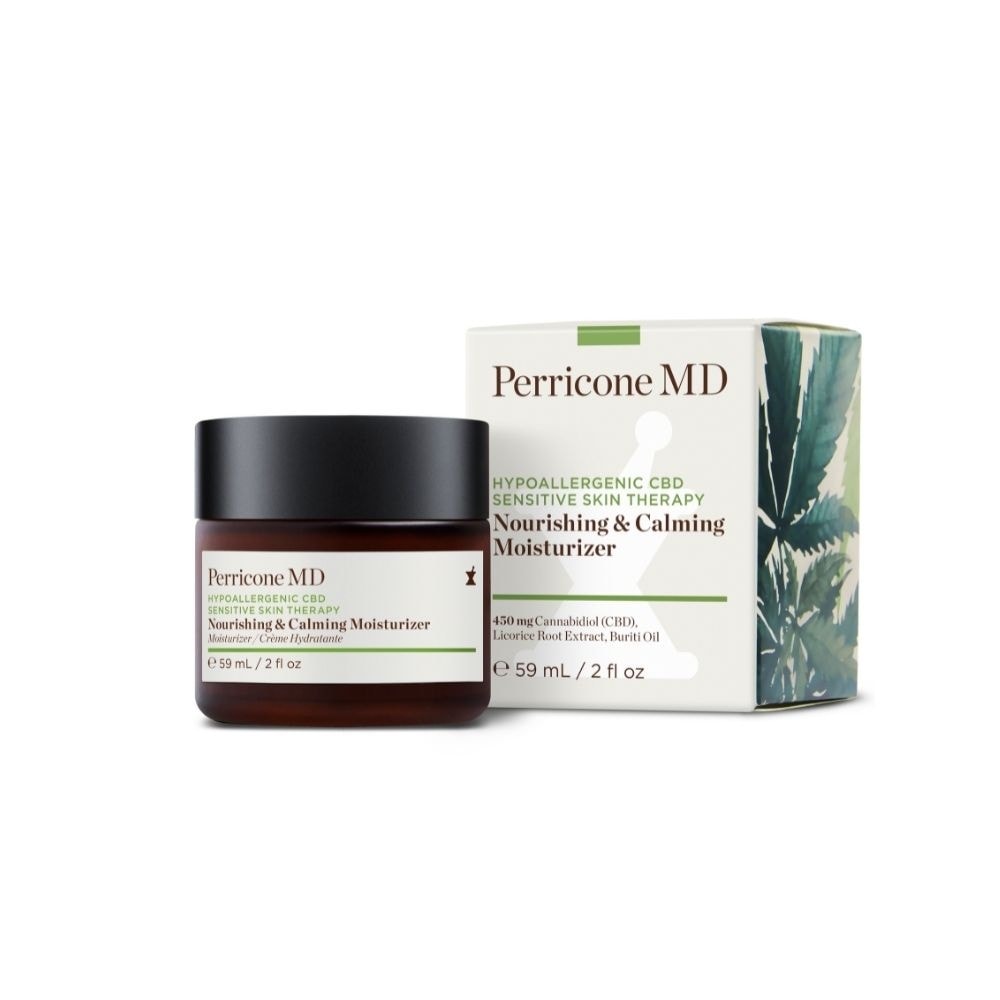 perricone md Hypoallergenic CBD Sensitive Skin Therapy Nourishing & Calming Moisturizer 2oz Crème