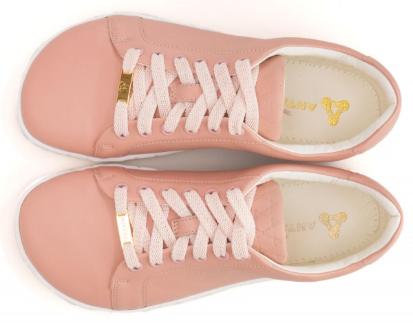 Antal ~ Amada Leder Sneaker ~ Pfirsich
