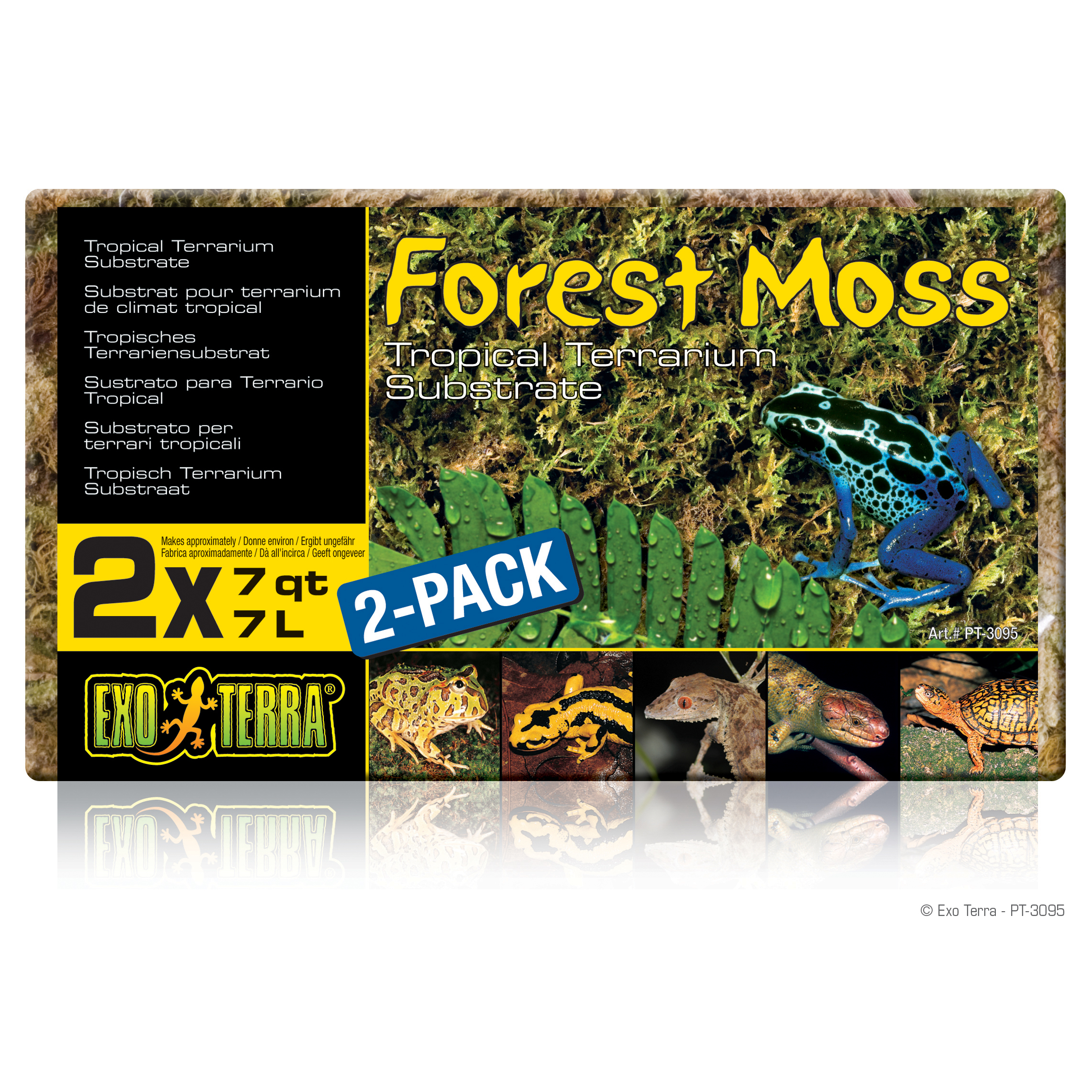 Exo Terra Bodengrund Exo Terra Moos 2er Pack