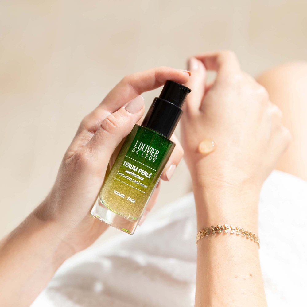 l'olivier de leos Sérum Perlé Sublimateur Sérum hydratant et embeliiseur pour le visage