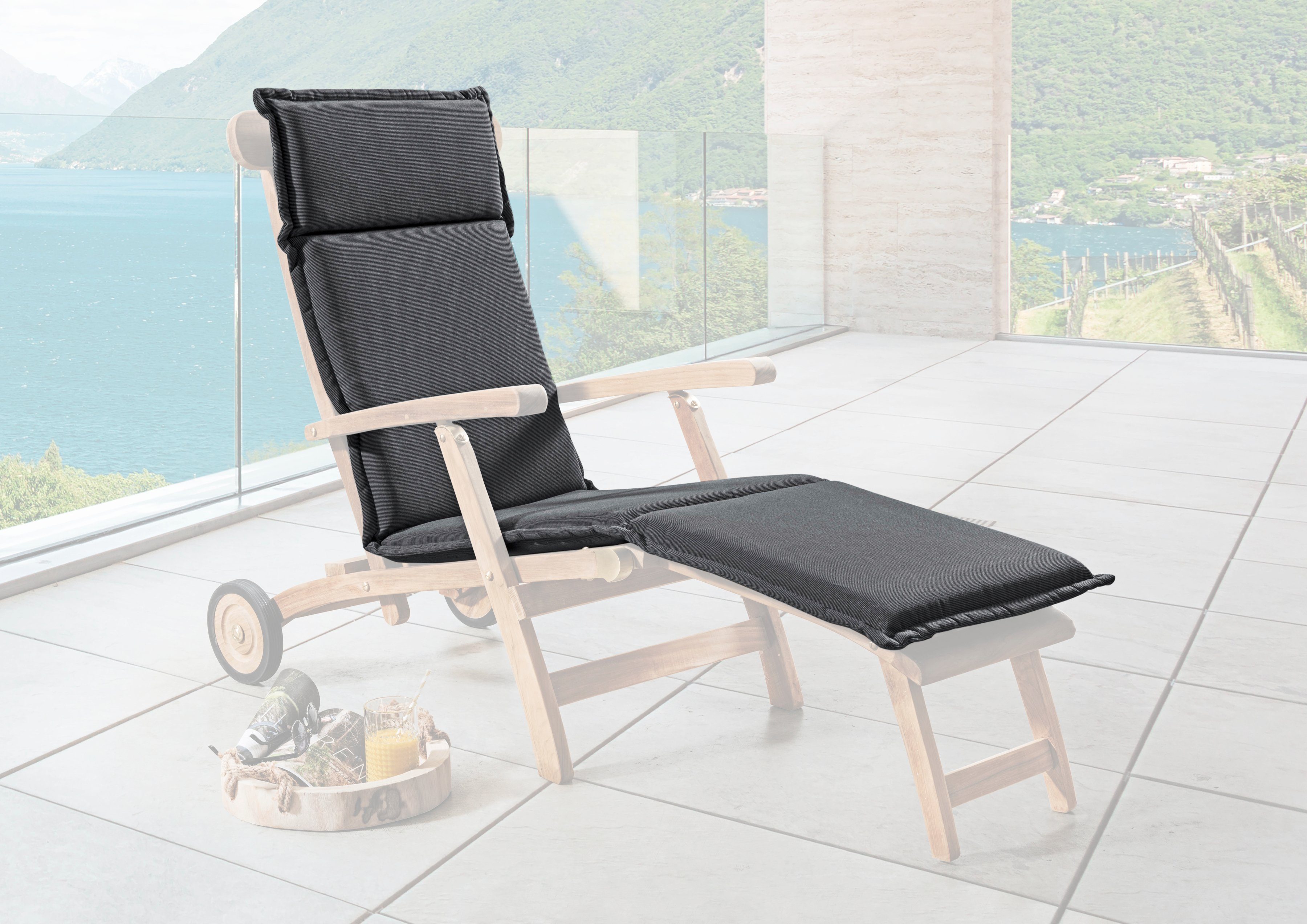 Destiny Liegenauflage POLSTER, Polster für Deckchair 185x50x5cm, in verschiedenen Farben