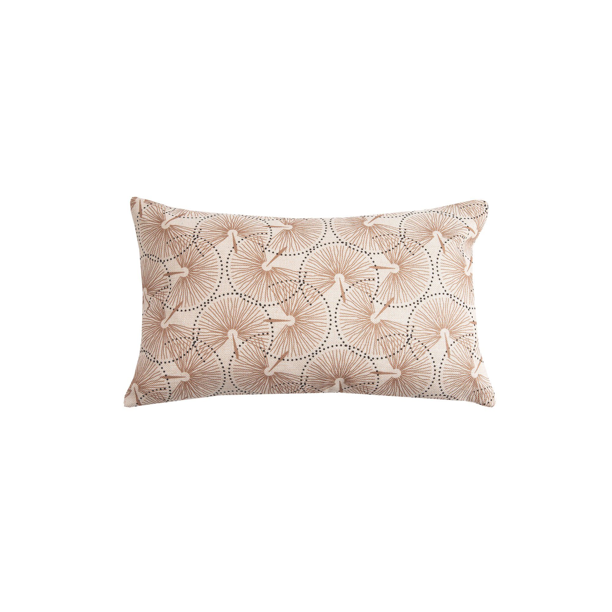 Coussin imprimé japonisant