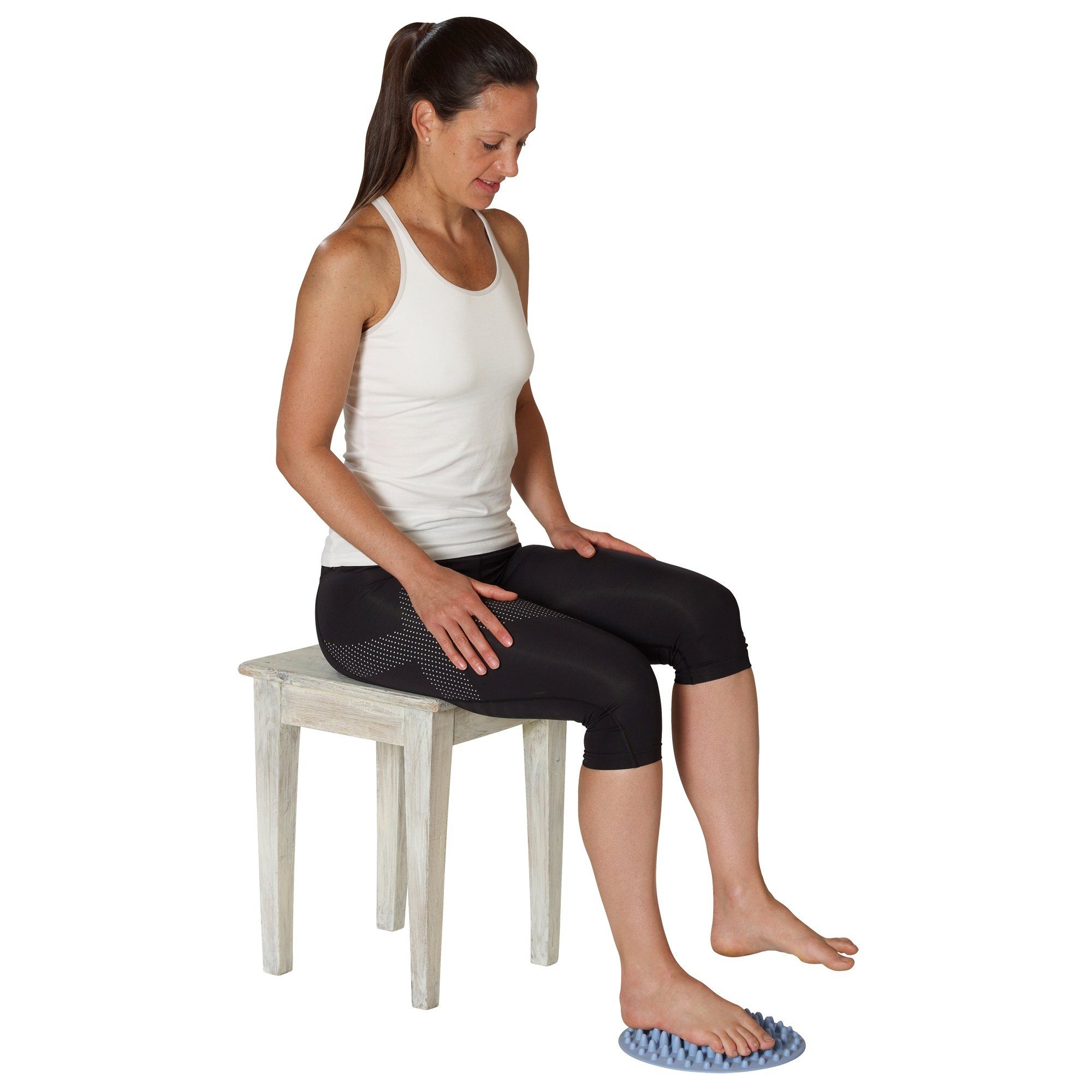 pedalo® Akupressurmatte Fuß Reflexzonen Akupressurmatte, Massagematte, Regenerationsmatte (Stück, Noppenkissen für Füße), > Naturkautschuk >wasserverträglich auch für Duschkabine >30 Jahre