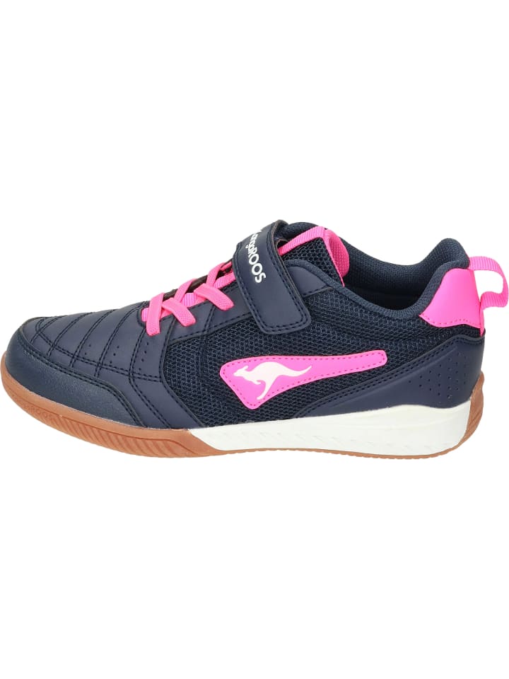 Kangaroos Klettverschluss-Schuhe in dk navy/daisy pink günstig kaufen